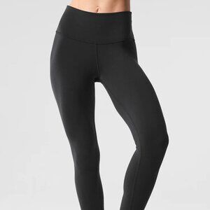Alo Yoga Black 7/8 High-Waist Airbrush Legging